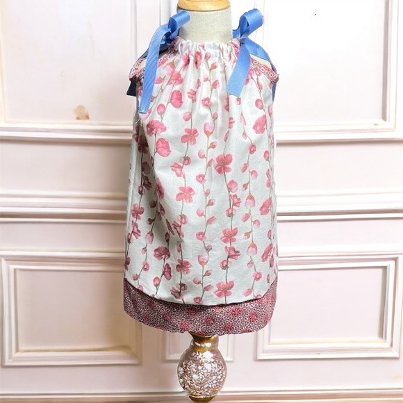 12 to 18 month handmade pillowcase dress.  Handmade by me. - Picture 2 of 2